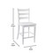 Flash Furniture Antique White Wash Solid Wood Counter Stools, 2PK ES-STBN5-24-WH-2-GG - alternate 3